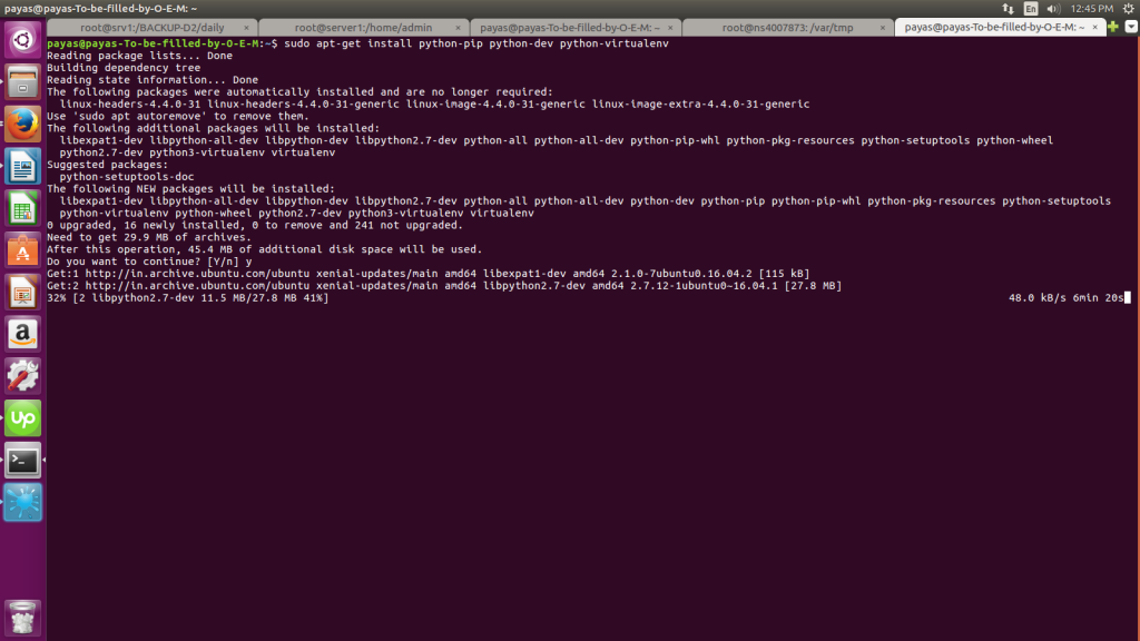 how to install python 2.7 ubuntu